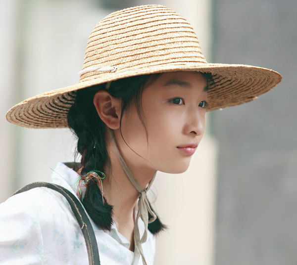 Actress Zhou Dongyu as Jing Qiu in Zhang Yimou's new film, 'The Love of the Hawthorn Tree'