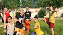 Foreign students learn kung fu at Shaolin