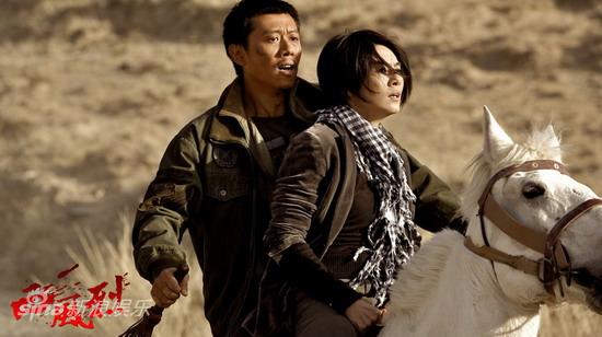 Xia Yu and Charlie Young in the film 'Wind Blast' directed by Gao Qunshu [Sina.com.cn]