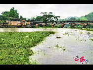 Bridges are not just for crossing rivers in Pingnan, they are icons of the little-known county in northeast Fujian province. Pingnan was once home to more than 100 of these distinctive wooden bridges that were recognized by UNESCO as an intangible cultural heritage. [Photo by Zhou Yunjie]