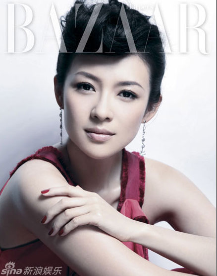 Chinese actress Zhang Ziyi poses in a series of photos for fashion magazine 'BAZAAR'. Zhang has just finished her role in director Gu Changwei's HIV/AIDS themed movie 'A Tale of Magic'.