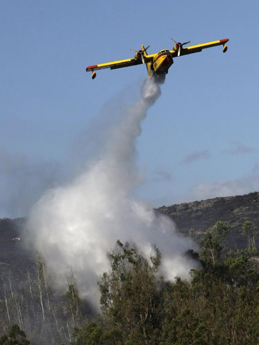 Spain, Portugal fight 19 large wildfires