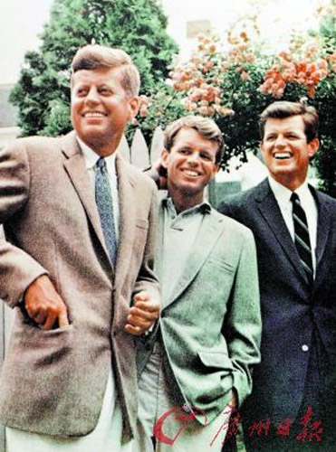 (From L-R): John F. Kennedy, Robert Francis Kennedy and Edward Moore Kennedy