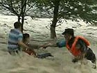 Reporter rescued in Sichuan flood