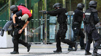 Anti-terror exercise held in Seoul