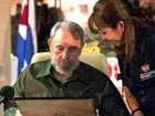Fidel Castro meets medical brigade