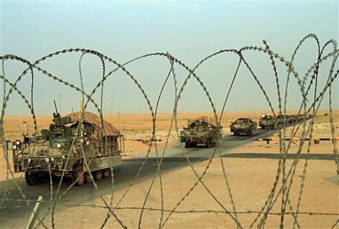 The last large U.S. combat brigade has left Iraq, Voice of America reported.