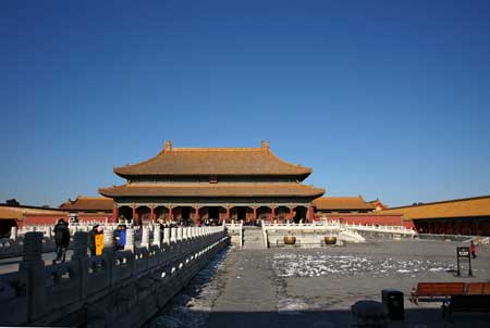 The Palace of Heavenly Purity in the Forbidden City Photo: CFP