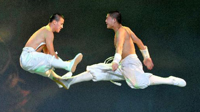 Kungfu show at Shanghai World Expo