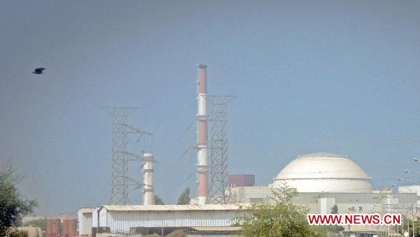 A general view shows the Bushehr nuclear power plant in southern Iran, Aug. 20, 2010. Bushehr nuclear power plant, the first one in Iran, will begin fuel injection on Aug. 21, after which the power plant will be launched soon. Iran handed over the Bushehr project, started by German firms in the 1970s, to Russia in 1995. The launch of the project has been postponed repeatedly in recent years. [Ahmad Halabisaz/Xinhua]