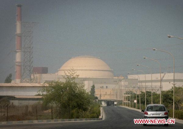 A general view shows the Bushehr nuclear power plant in southern Iran, Aug. 20, 2010. (Xinhua/Ahmad Halabisaz)