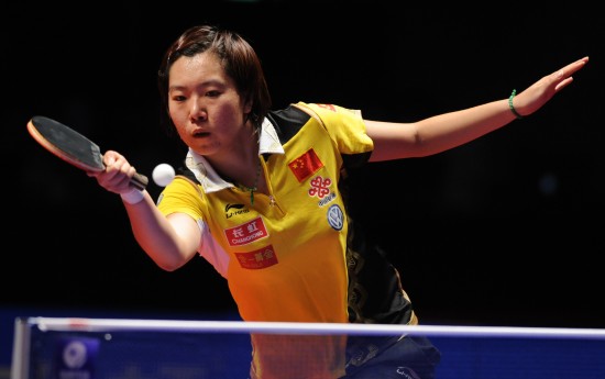 图文-中国乒乓球公开赛女单决赛李晓霞获得冠军