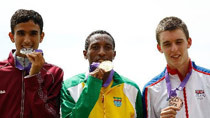 Ethiopia's Geleto grabs gold at boys' 1000m final of 2010 YOG