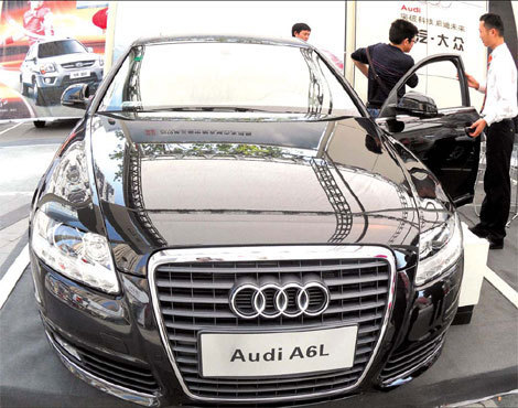 The A6L produced at Audi's joint venture in the northeastern city of Changchun contributed more than half of Audi's first-half sales in China. [China Daily]