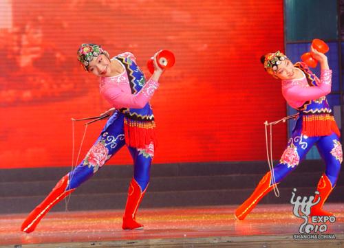 performance at the opening ceremony of the week-long cultural show
