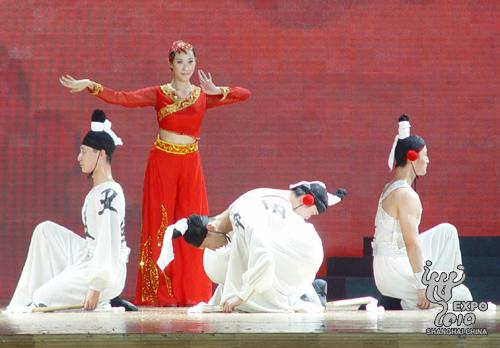 performance at the opening ceremony of the week-long cultural show