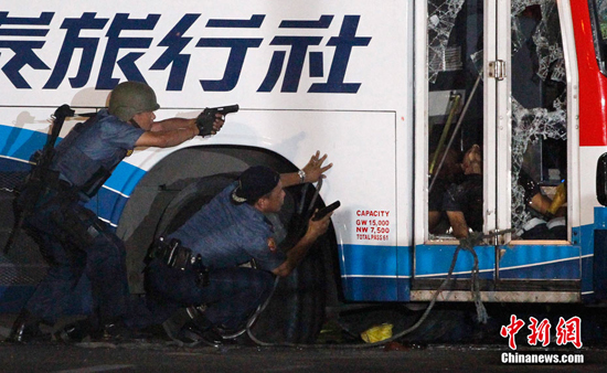 At least eight tourists from Hong Kong were confirmed dead and another two seriously injured in a bus hijack in Manila Monday, Chinese Foreign Ministry spokesman Ma Zhaoxu said Monday night.