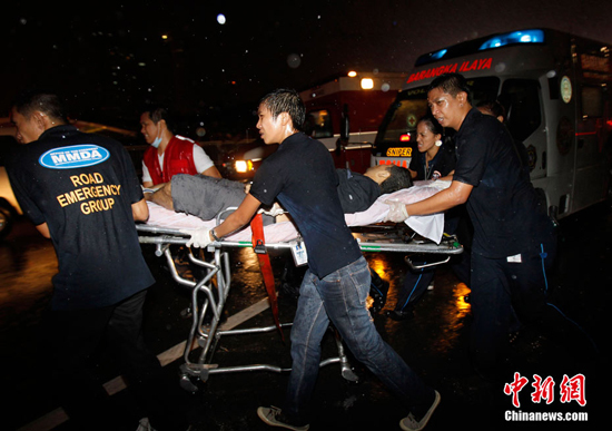 At least eight tourists from Hong Kong were confirmed dead and another two seriously injured in a bus hijack in Manila Monday, Chinese Foreign Ministry spokesman Ma Zhaoxu said Monday night.