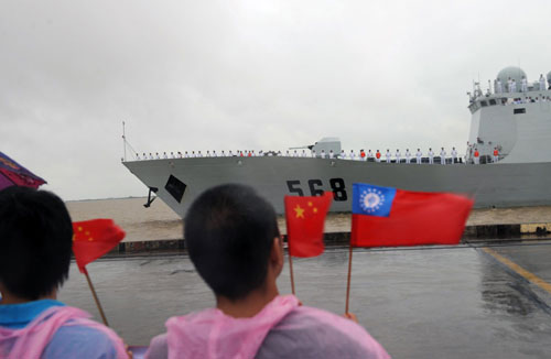 China navy escort warships make port call in Myanmar