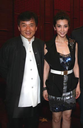 Jackie Chan and Li Bingbing