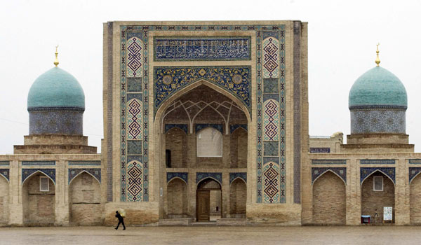 Khast Imam square in Tashkent, Uzbekistan.  (Xinhua/Reuters File Photo)