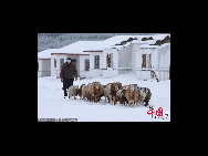 Heavy snow hit Hami, Xinjiang Uygur Autonomous Region in early September. [CFP]