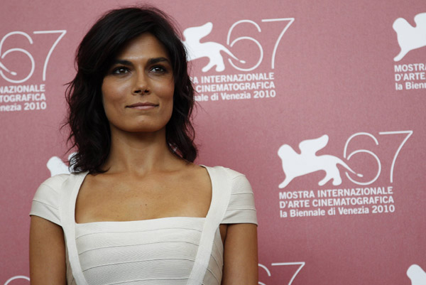 Actress Valeria Solarino poses during a photocall for the movie 'Vallanzasca' at the 67th Venice Film Festival September 6, 2010.