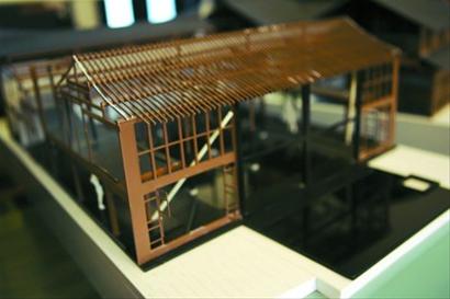 Model of the &apos;Water Music Hall.&apos;