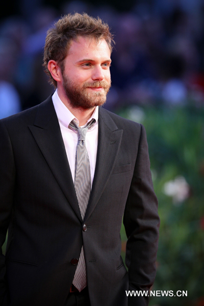 Italian writer Paolo Giordano arrives for the screening of 'La solitudine dei numeri primi' at the 67th Venice Film Festival in Venice, Italy, on Sept. 9, 2010.