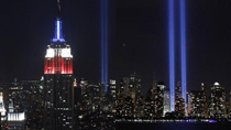 'Tribute in Lights' illuminates night sky of NYC on anniversary of 9/11