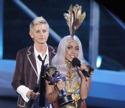 Lady Gaga wins early prizes at MTV music awards