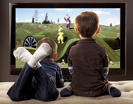 Research suggests it is not what you watch, it is what age you start and how long you watch for that has a detrimental effect. In many ways Teletubbies, or any other educational program for children, could be as physiologically damaging as a violent video game.