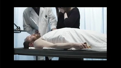 A U.S. television commercial bankrolled by the Physicians Committee for Responsible Medicine has infuriated McDonald's. In the commercial, an overweight, middle-aged man lies dead on a mortuary trolley with his cold hand still clutching a half-eaten McDonald's hamburger.