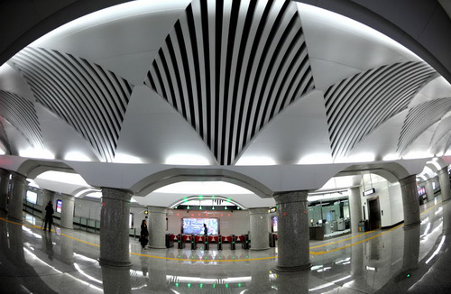 Shenyang, the capital of Northeast China&apos;s Liaoning province, will open its first subway line in October. Final technical tests and adjustments are now underway. The Subway Line 1, consisting of 22 stops, with total distance of 28 kilometers will be an east-west subway, stretching from Shenyang Economic Technology Development Zone to Liming Square. The Shenyang subway line will be the first underground line in China&apos;s northeast area.[Xinhua]