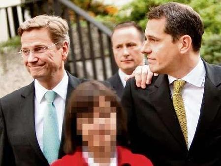 German Foreign Minister and Deputy Chancellor Guido Westerwelle married his long time gay partner at a secret registry office wedding in his home town Bonn, September 17, 2010. 