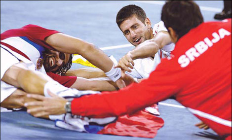 Tipsarevic steers Serbia into first Davis Cup final
