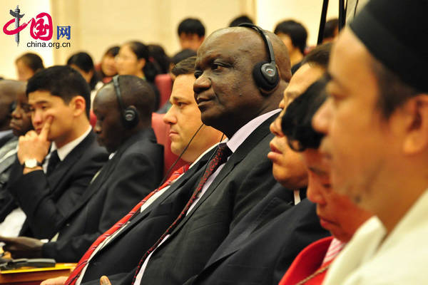 Representatives from foreign embassies were presented at the meeting of commemoration. [Maav Chen / China.org.cn]