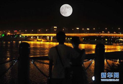 People throughout China have been celebrating the traditional Mid-Autumn Festival. Families across the country got together to share mooncakes and celebrations under a full moon.