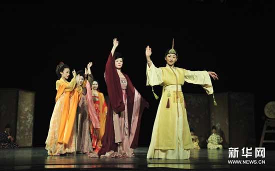 Taiwan based Han Tang Music Ensemble presented audiences with a southern musical dance show called Records of Court Entertainment Office.