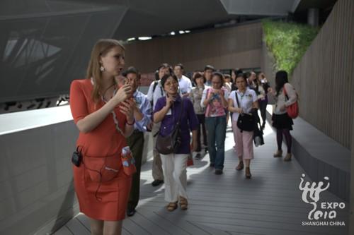 Netizens' VIP tour in Germany Pavilion