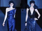Blues and fringes highlight at Milan Fashion Week