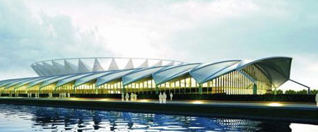 Century Lotus Sports Centre is to host Synchronised Swimming events of the 16th Asian Games in November, 2010. [GAGOC]