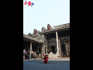 Foshan Teenage Martial Art performance was held in Zumiao Museum, Foshan, Guangdong Province.[Jessica Zhang/China.org.cn]