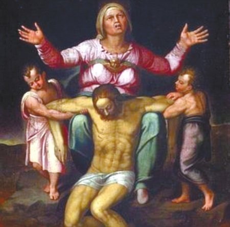 Michelangelo's painting 'Pieta' was found with a suburban family in New York.