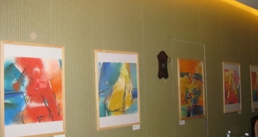 Painting exhibition at Slovakia Pavilion