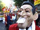 French protest over pension reform