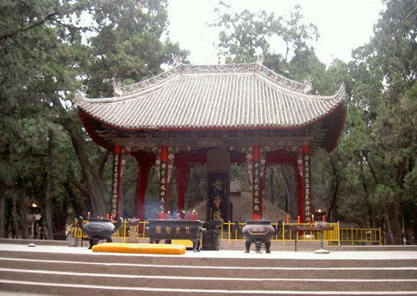 Mausoleum of the Yellow Emperor is the burial site of Emperor Huangdi.