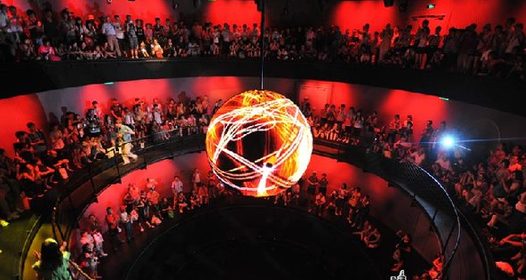 Revolving metal sphere: the highlight of Germany Pavilion