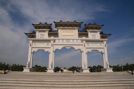Genghis Khan Mausoleum was built in 1227 and rebuilt by Chinese government from 1954 to 1956.
