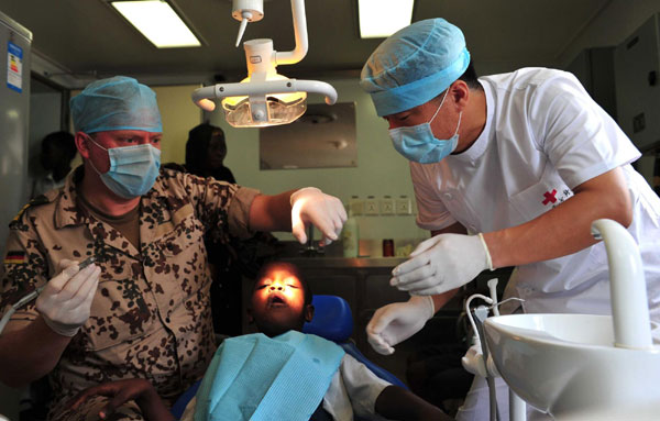 China&apos;s <EM>&apos;Peace Ark&apos;</EM> brings free medical care to Kenya